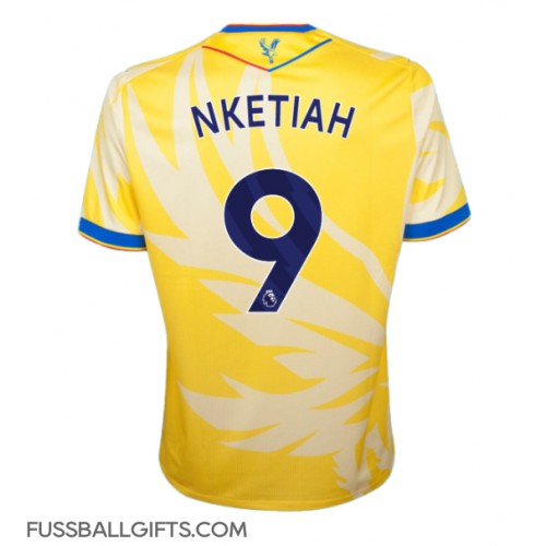 Crystal Palace Eddie Nketiah #9 Fußballbekleidung Auswärtstrikot 2024-25 Kurzarm